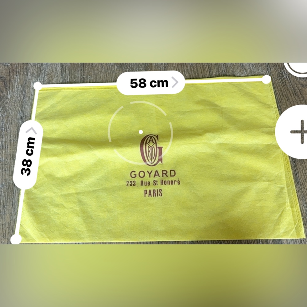 Goyard Bright Yellow Storage Bag